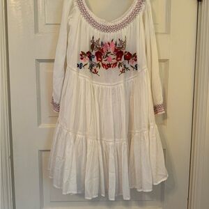 NWT Free People Sunbeams off shoulder Mini dress Size XS